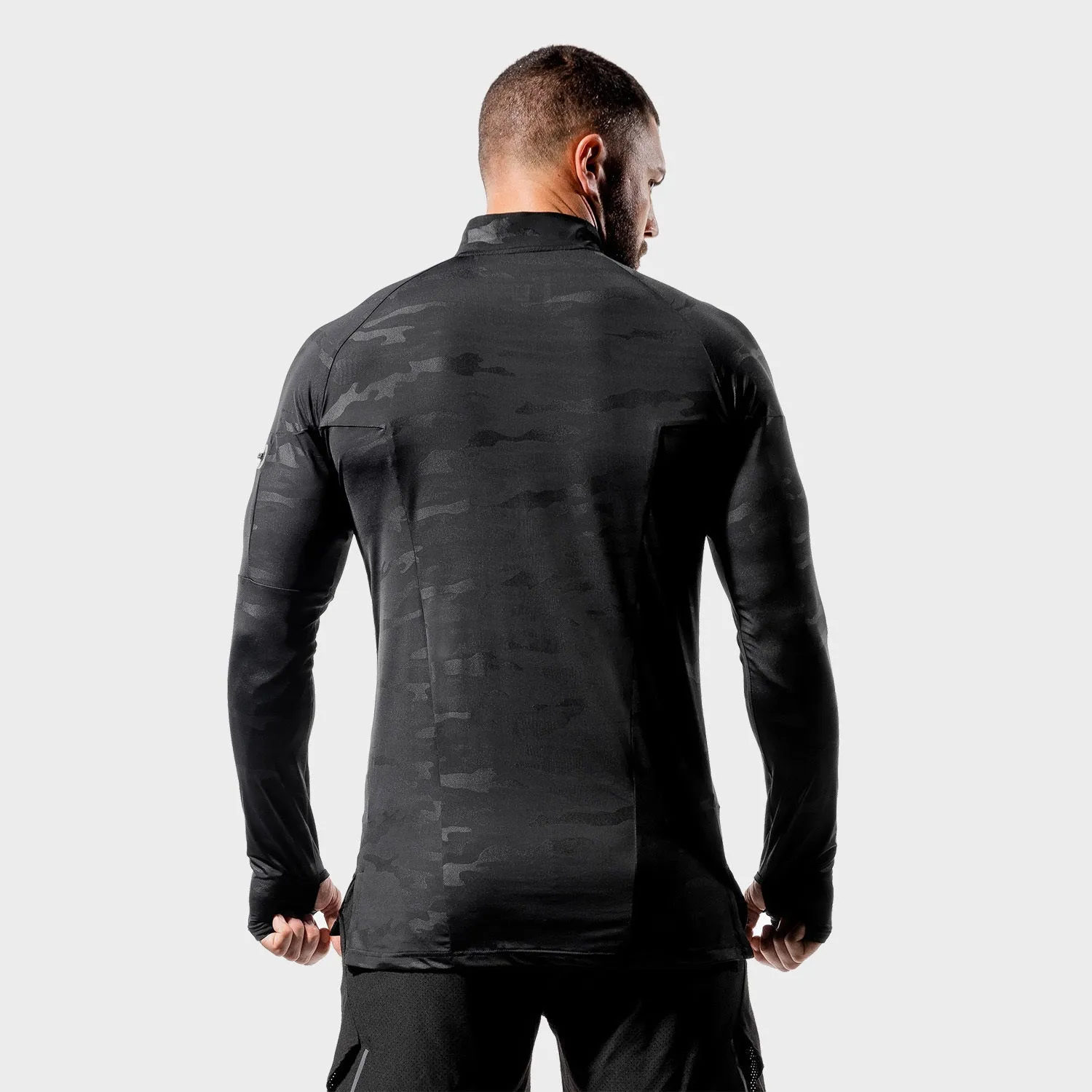 Core Running Top - Black Camo