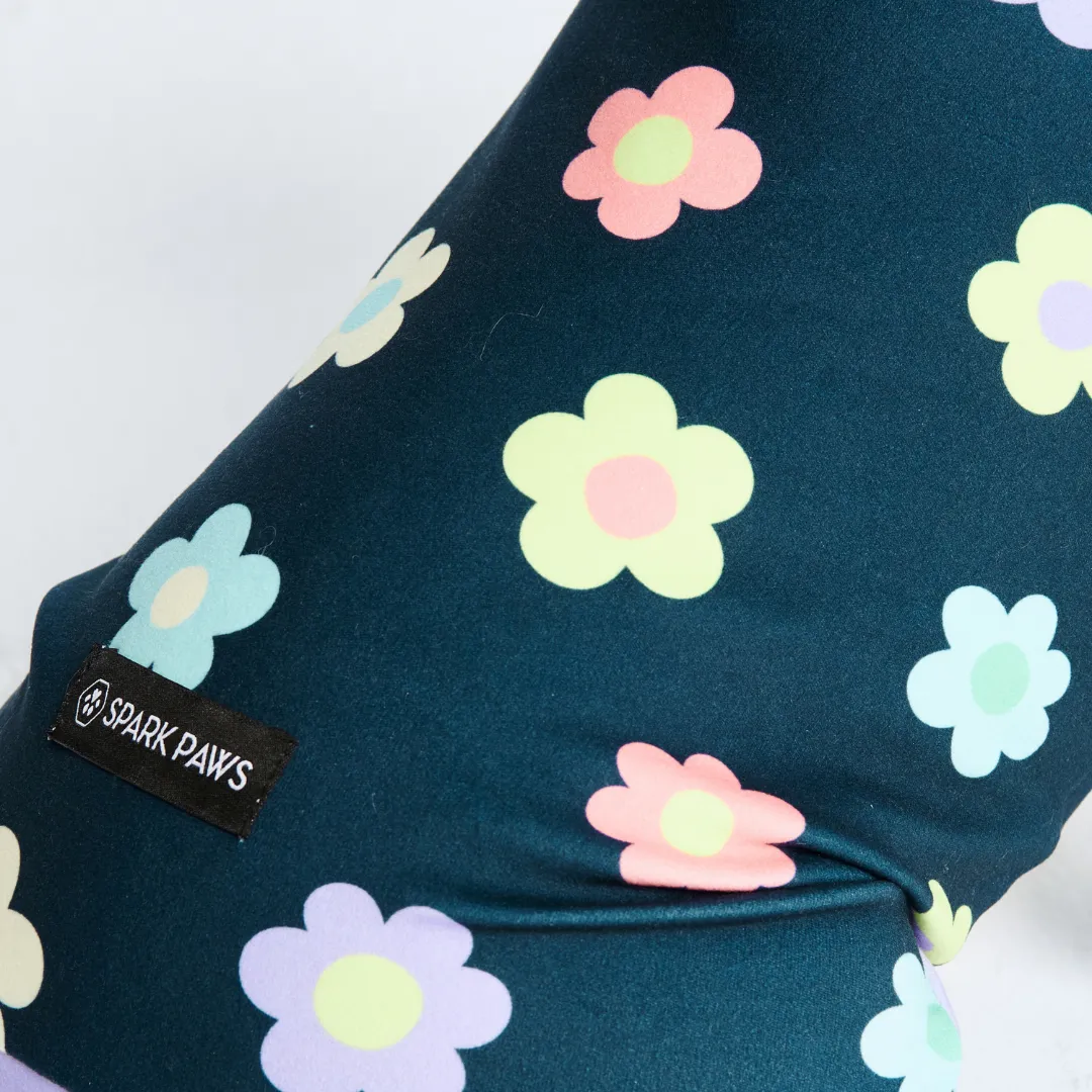 Dog Pajama - Daisy Navy