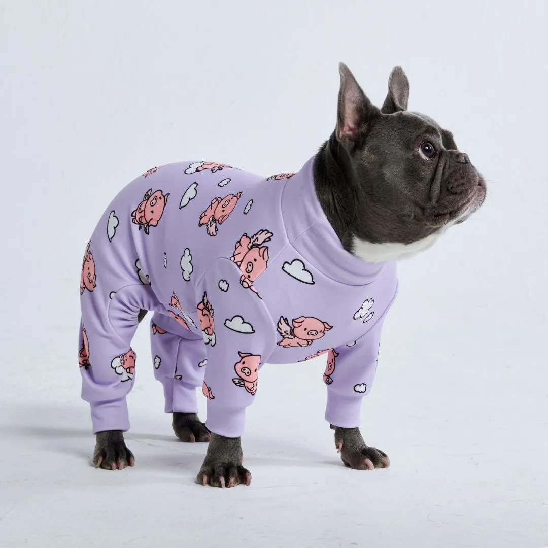 Dog Pajama - When Pigs Fly - Purple