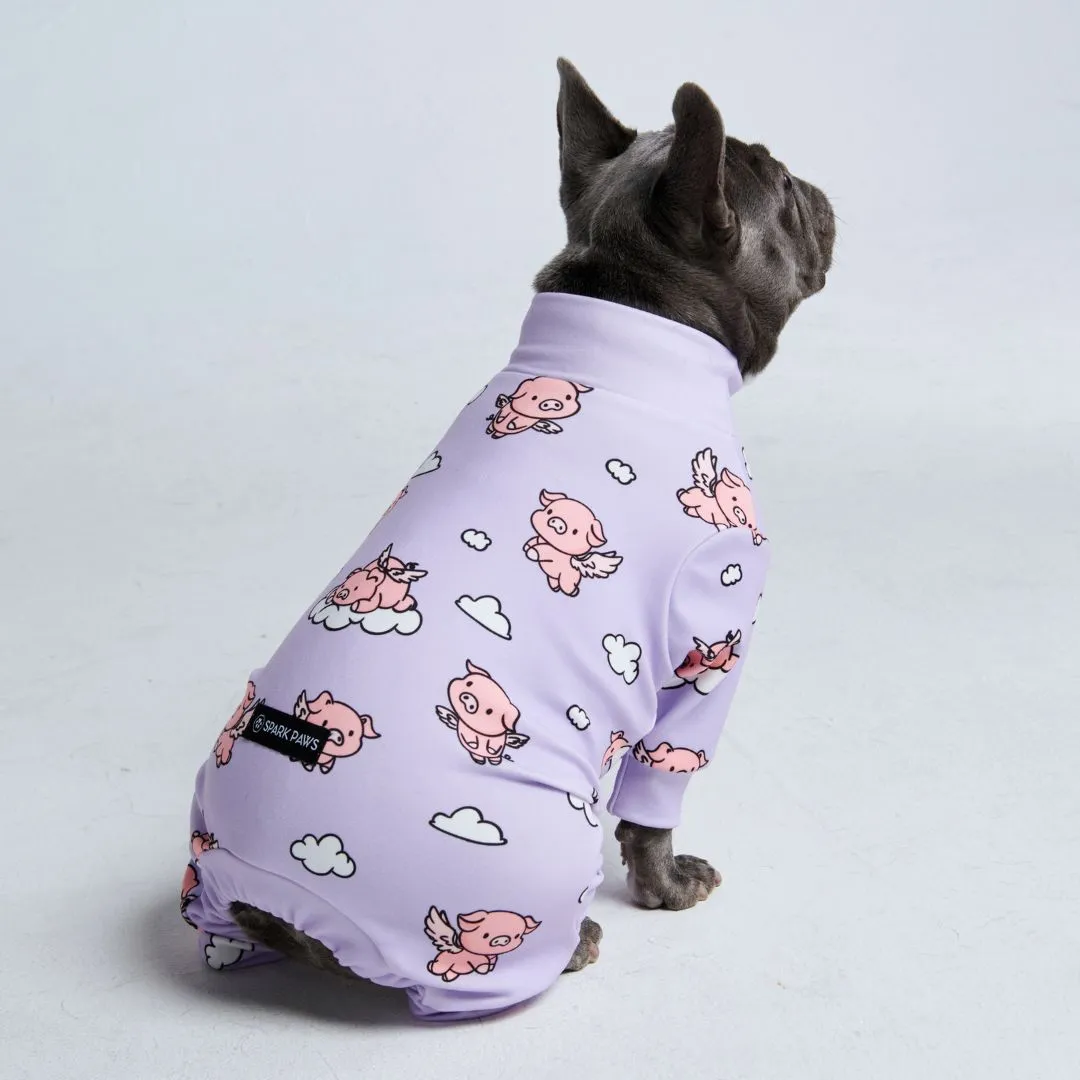 Dog Pajama - When Pigs Fly - Purple