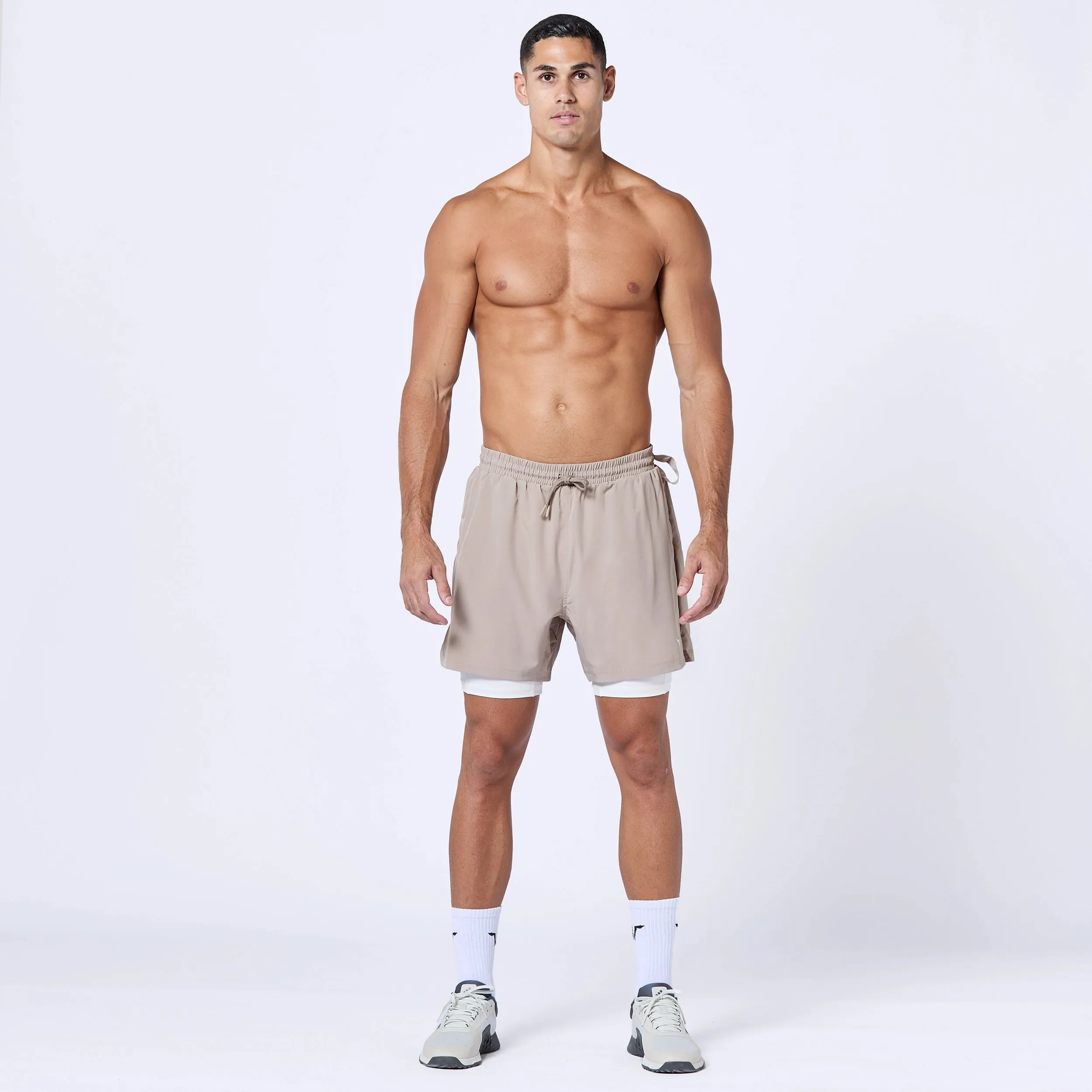 Essential 5" Pro 2-In-1 Shorts - Cobblestone