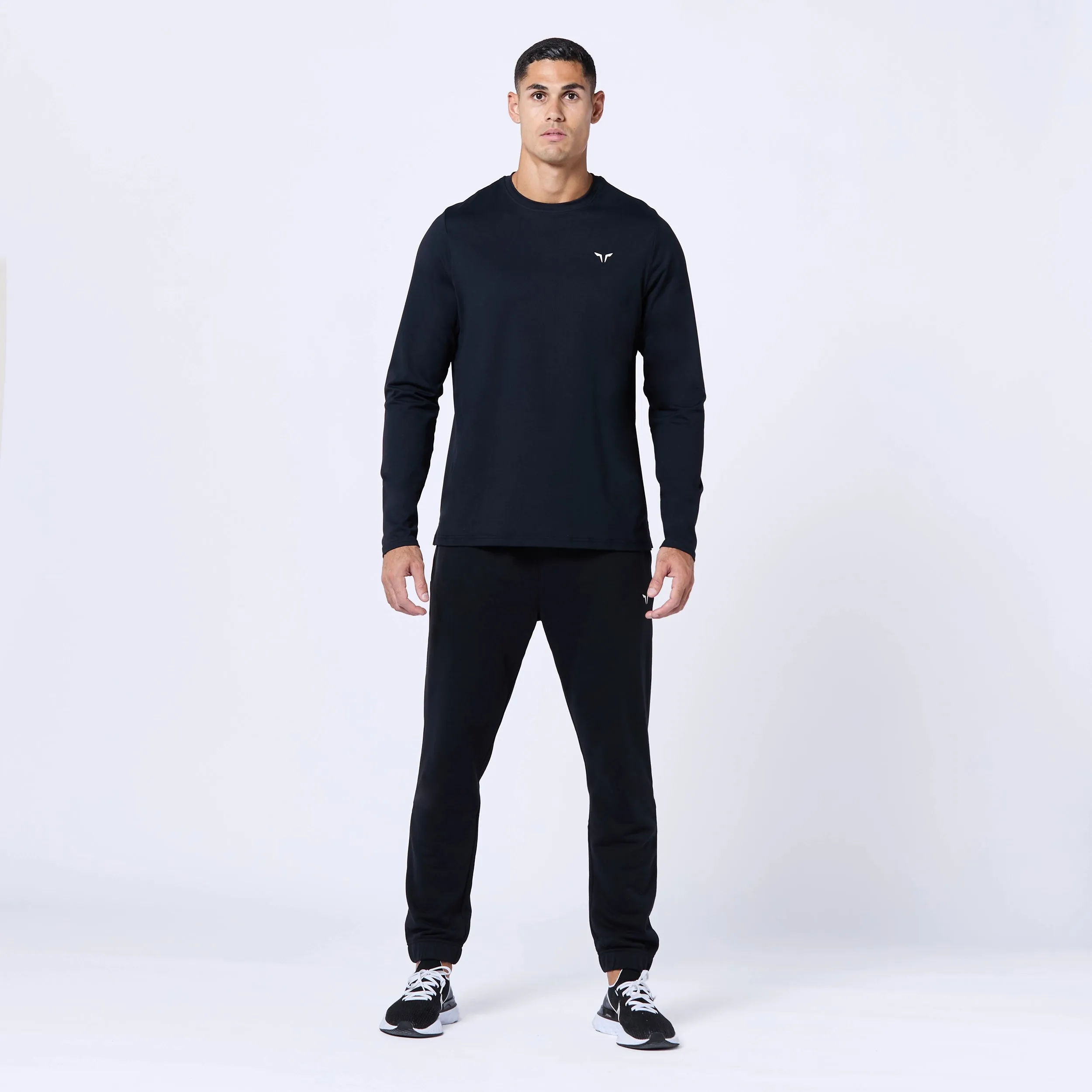 Essential Active Full Sleeves Tee - Black