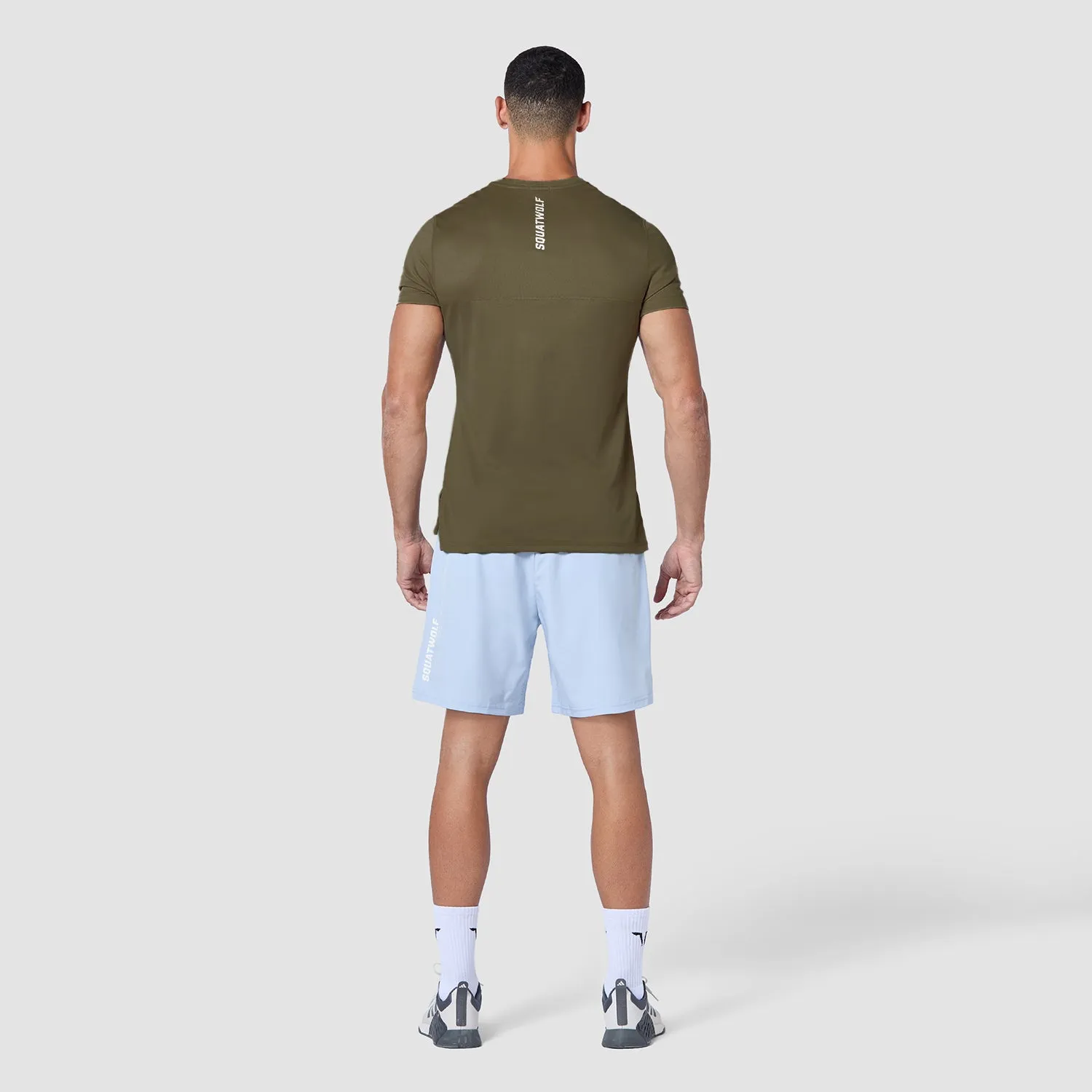 Essential Contrast Tee - Dark Olive