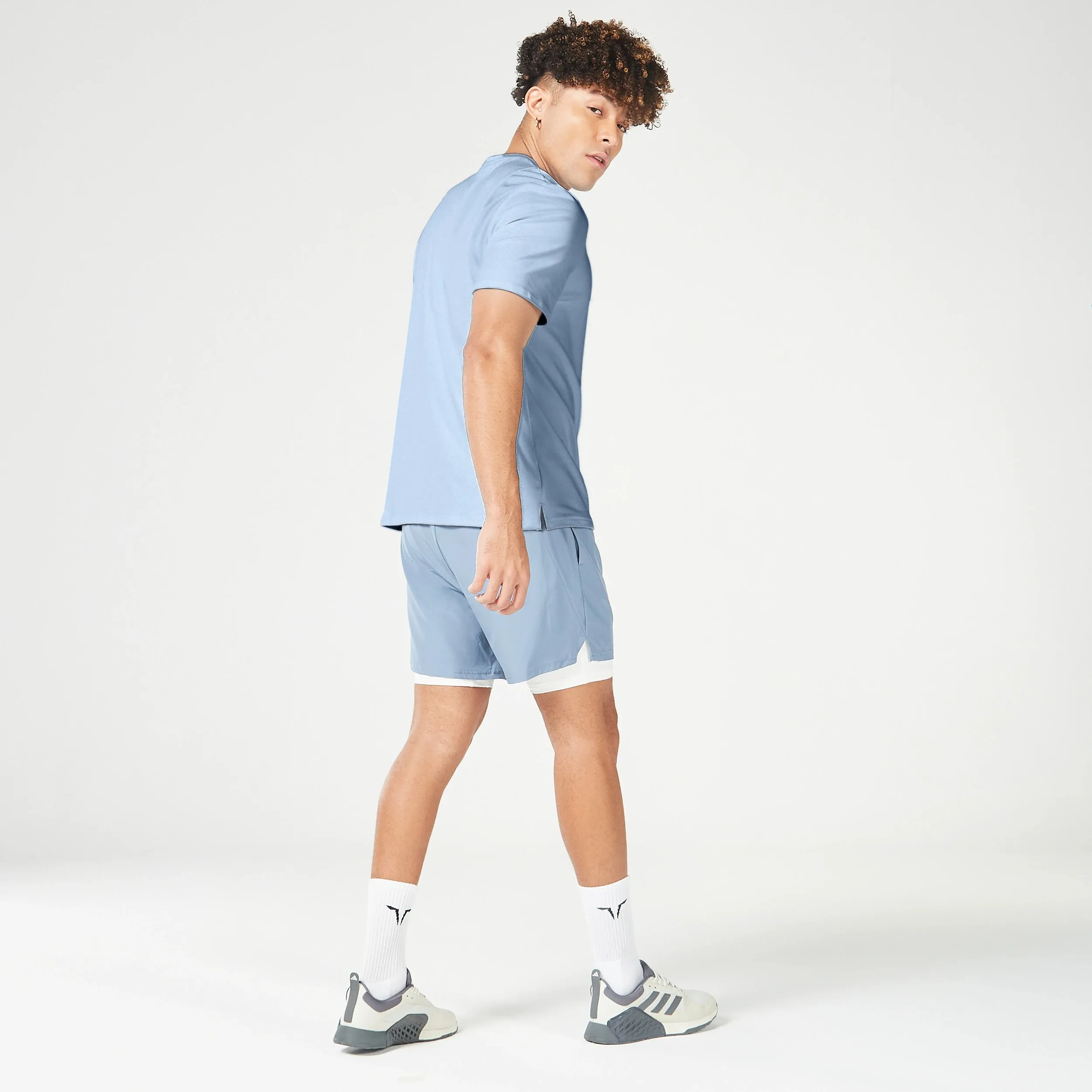 Essential Gym Tee - Coronet Blue