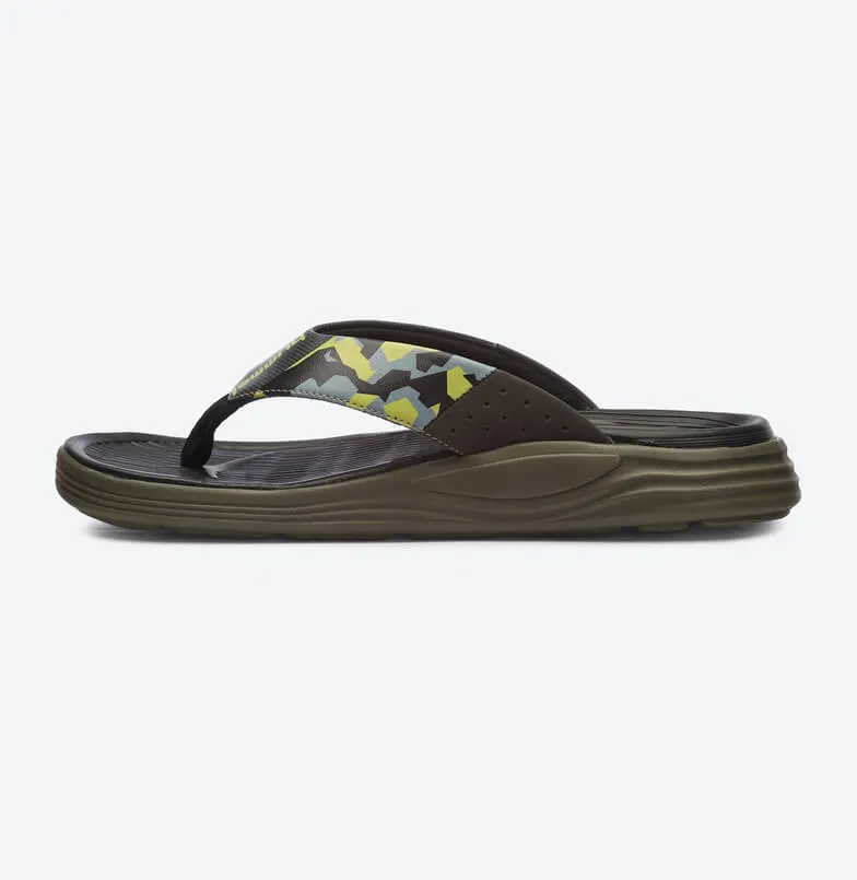 Esso Comfort Men Black/Green Flip-Flops