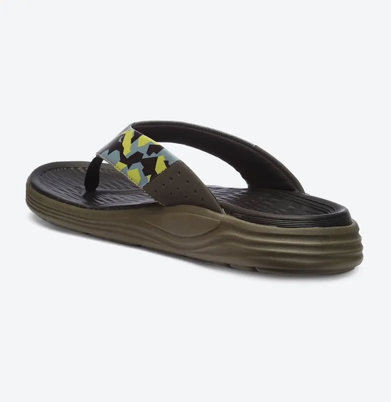 Esso Comfort Men Black/Green Flip-Flops