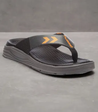 Esso Comfort Men Black/Orange Flip-Flops