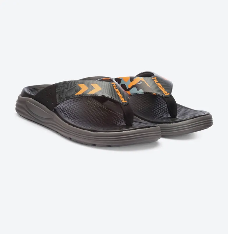 Esso Comfort Men Black/Orange Flip-Flops