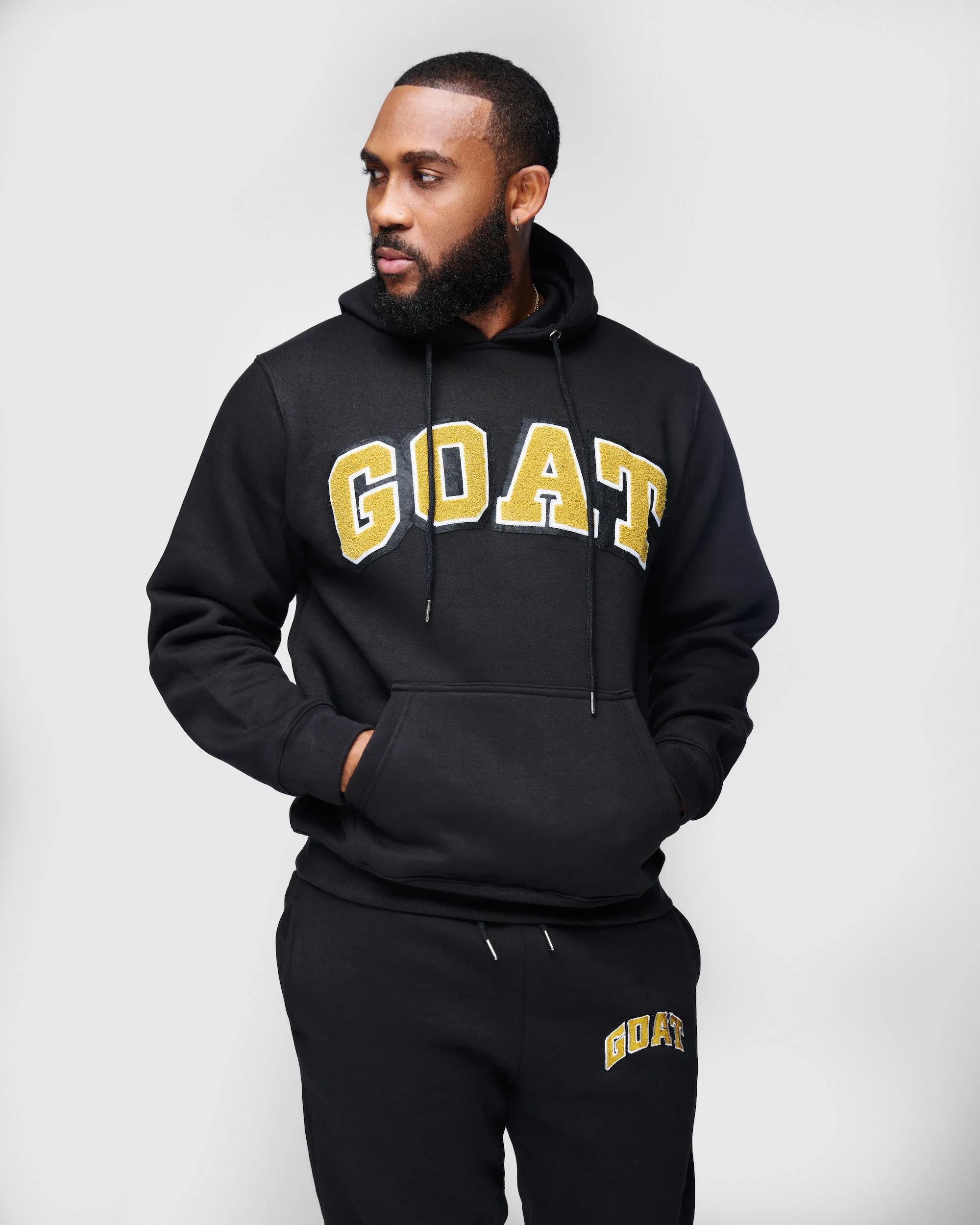 GOAT Arch Chenille Sweatsuit - Gratitude & DMP Black Edition | Cozy Luxury Loungewear