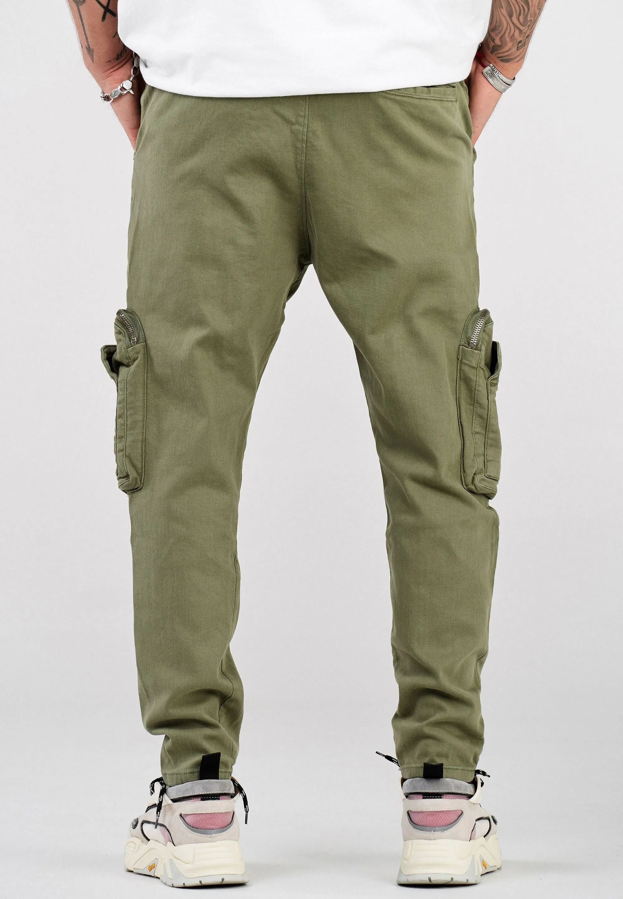 Jeans Cargo Khaki B4758