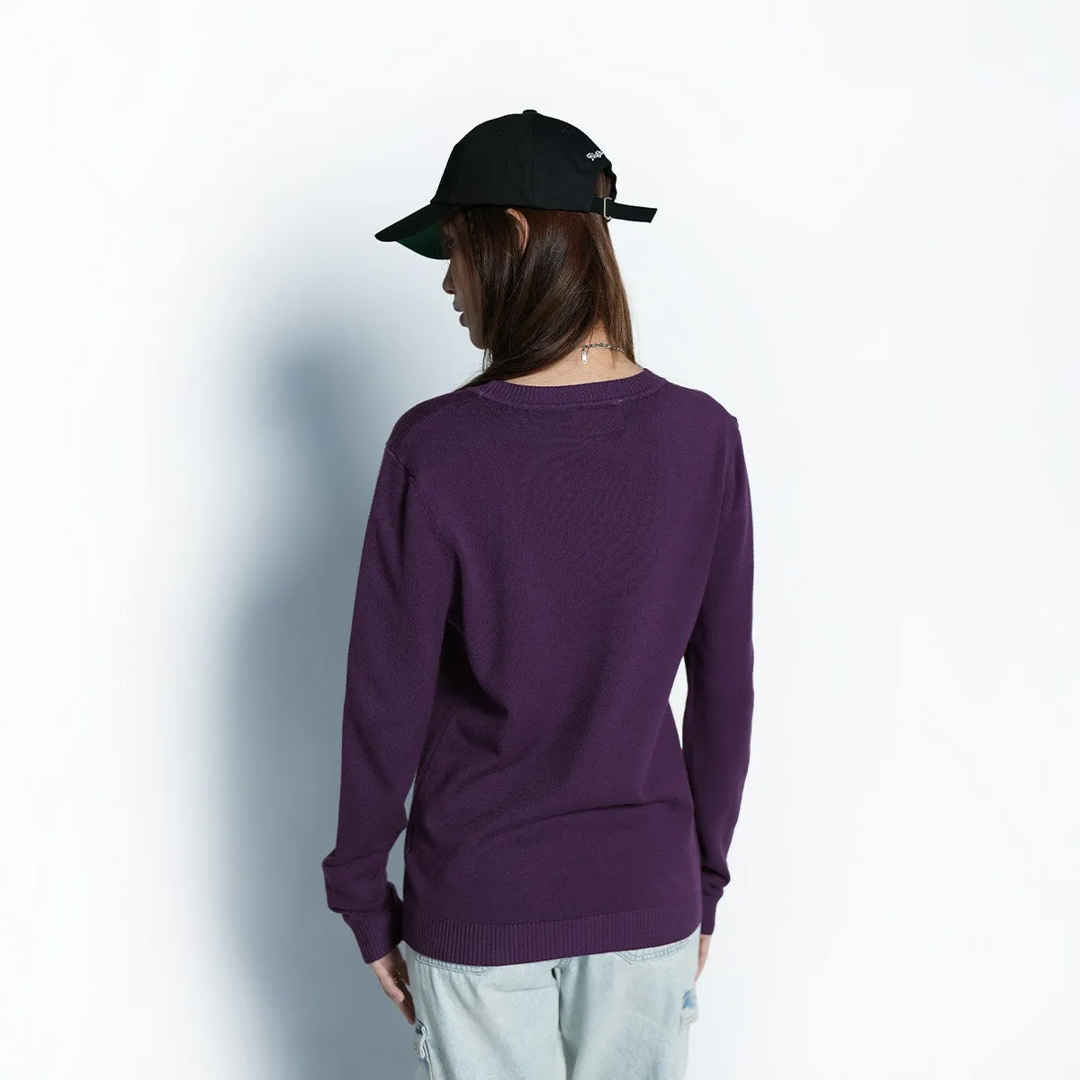 Kurt Knitted Sweater - 144 (Dark Purple)