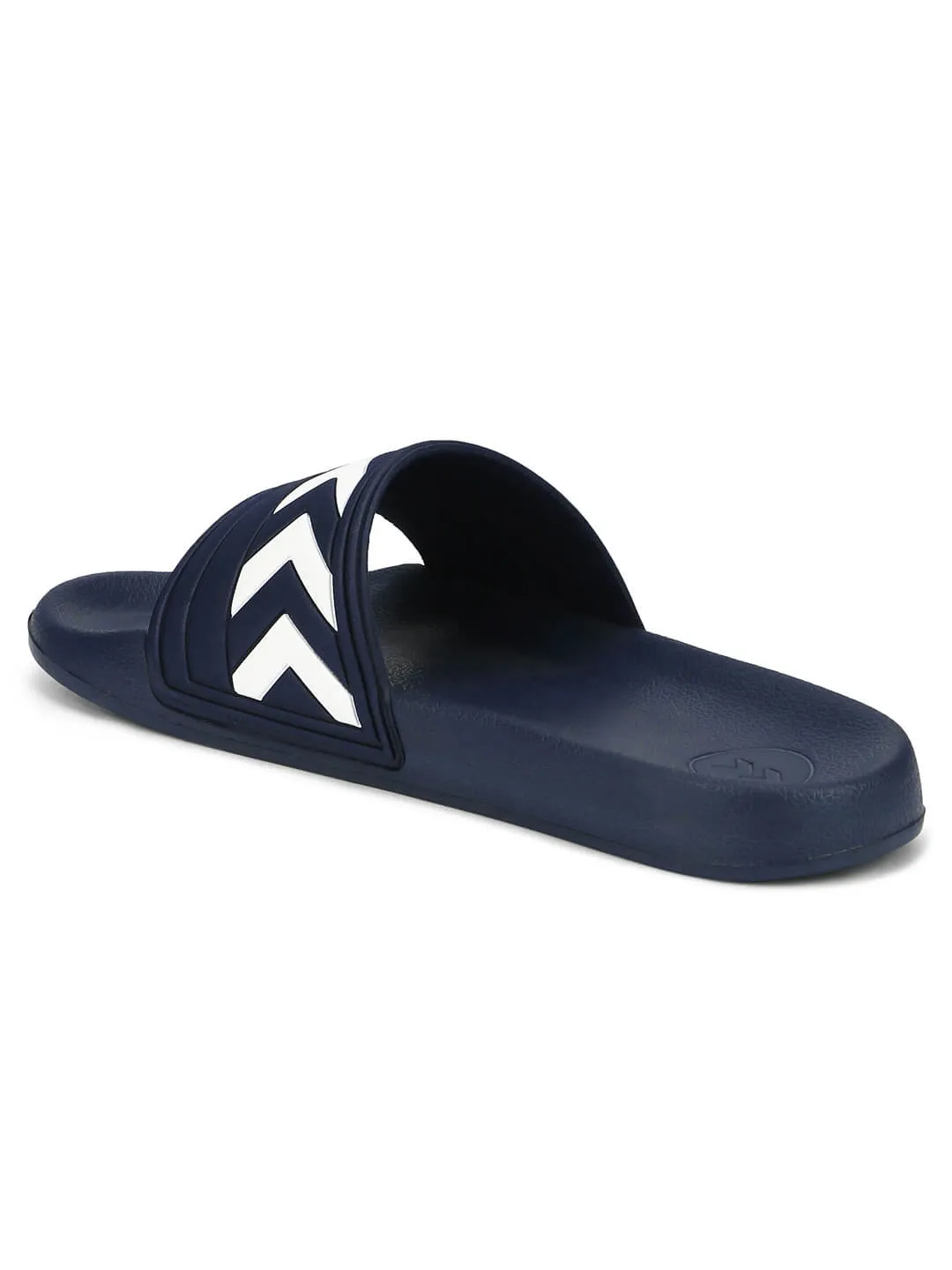 Larsen Men Blue & White Slides