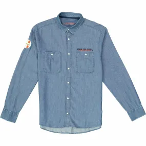 Le Mans 24 Hours Men's Steve McQueen "King of Cool" Workwear Button-Up Shirt