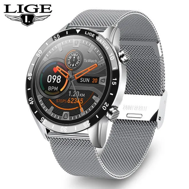 LIGE 2021 New Bluetooth Call IP67 Smart Watch