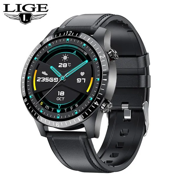 LIGE 2021 New Bluetooth Call IP67 Smart Watch