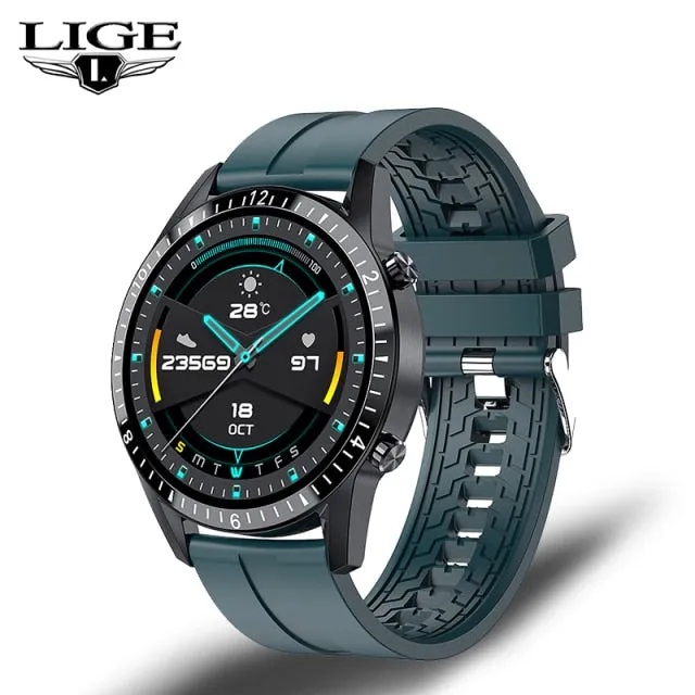 LIGE 2021 New Bluetooth Call IP67 Smart Watch