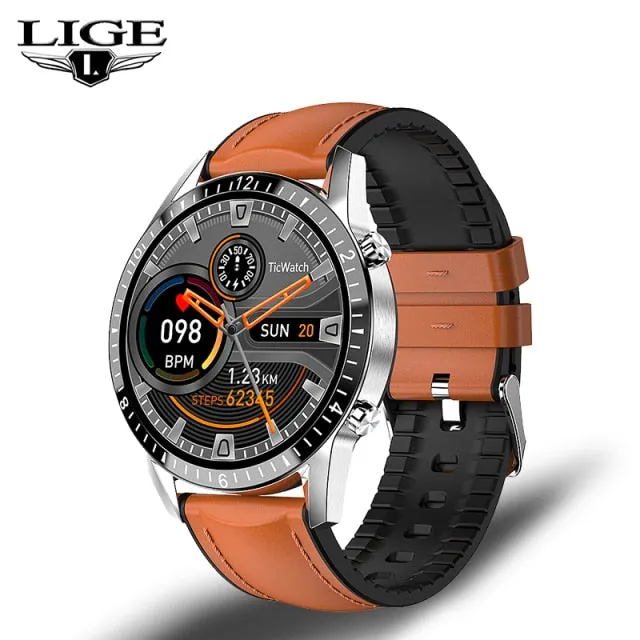 LIGE 2021 New Bluetooth Call IP67 Smart Watch