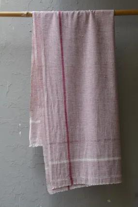 Maroon Space-Dyed Cotton Bath Towel