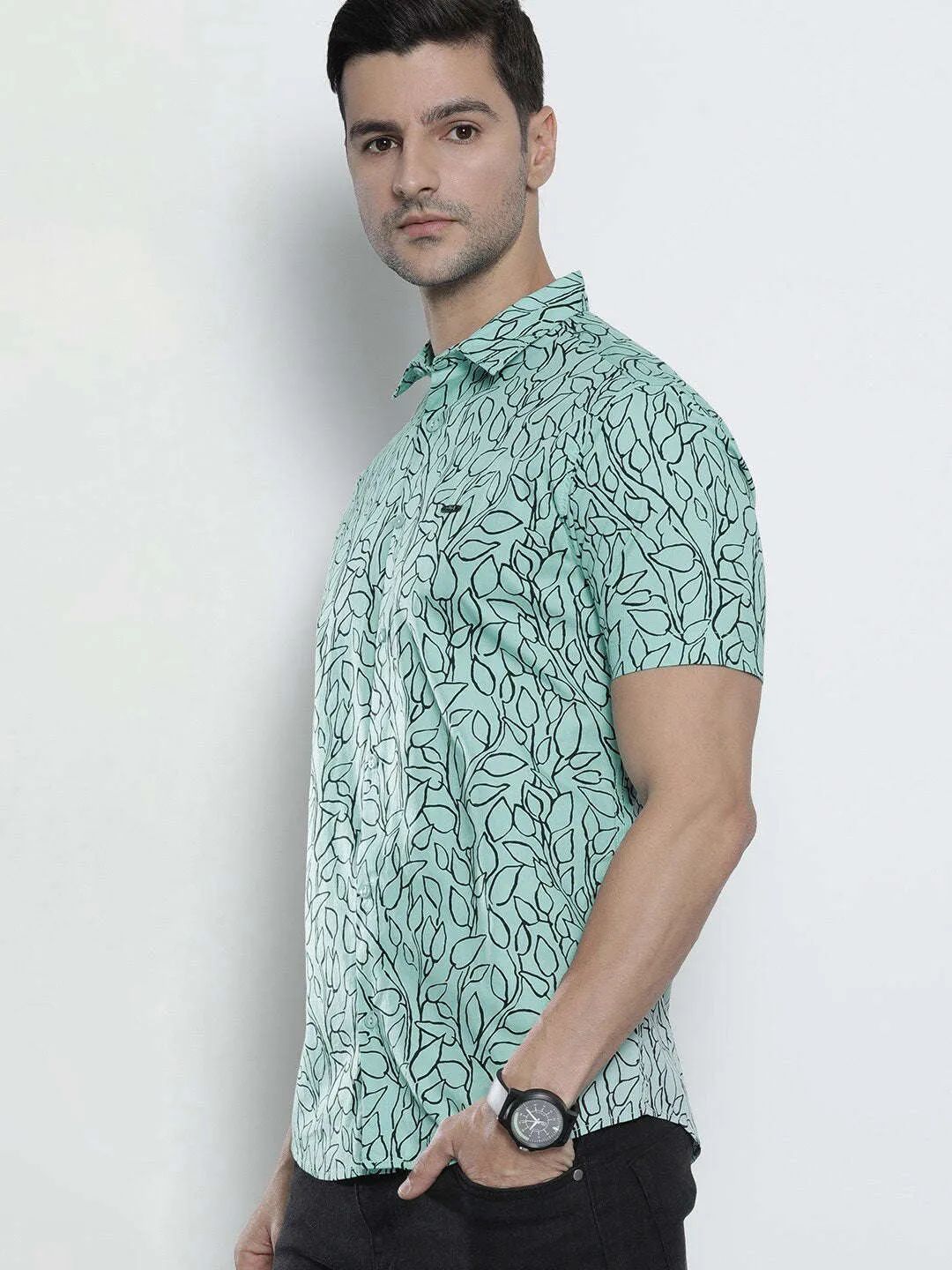 Men Abstract Printed Shirt