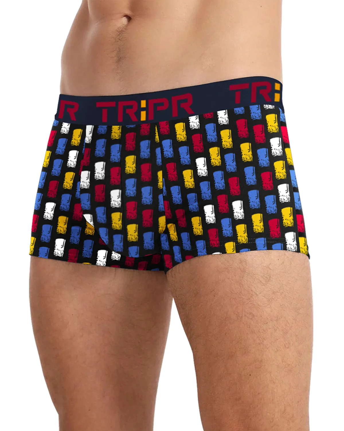 Men Printed Multicolor Trunk