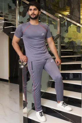 Men Summer Tracksuit Grey