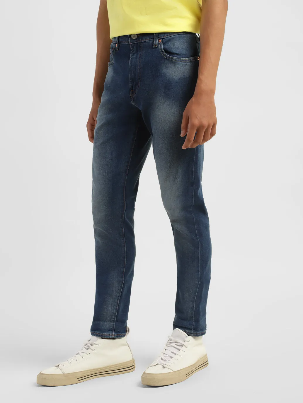 Men's 512 Mid Indigo Slim Tapered Fit Jeans