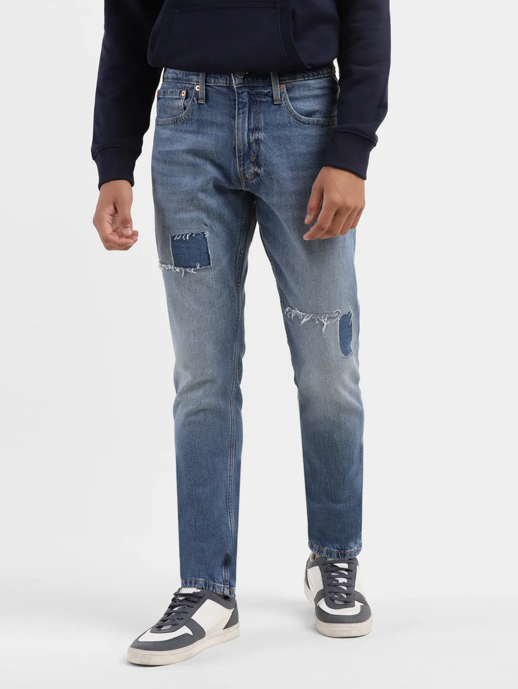 Men's 512 Mid Indigo Slim Tapered Fit Jeans