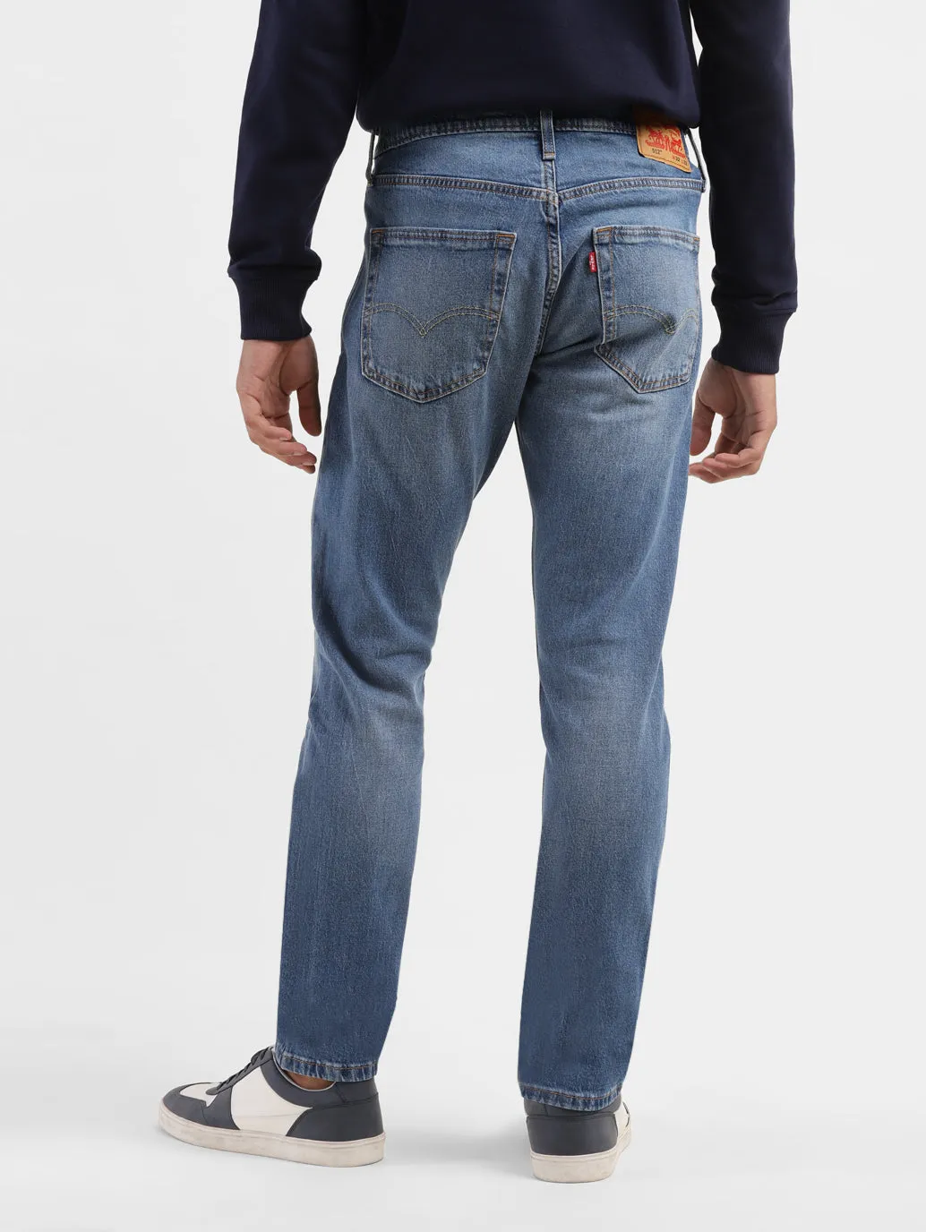 Men's 512 Mid Indigo Slim Tapered Fit Jeans