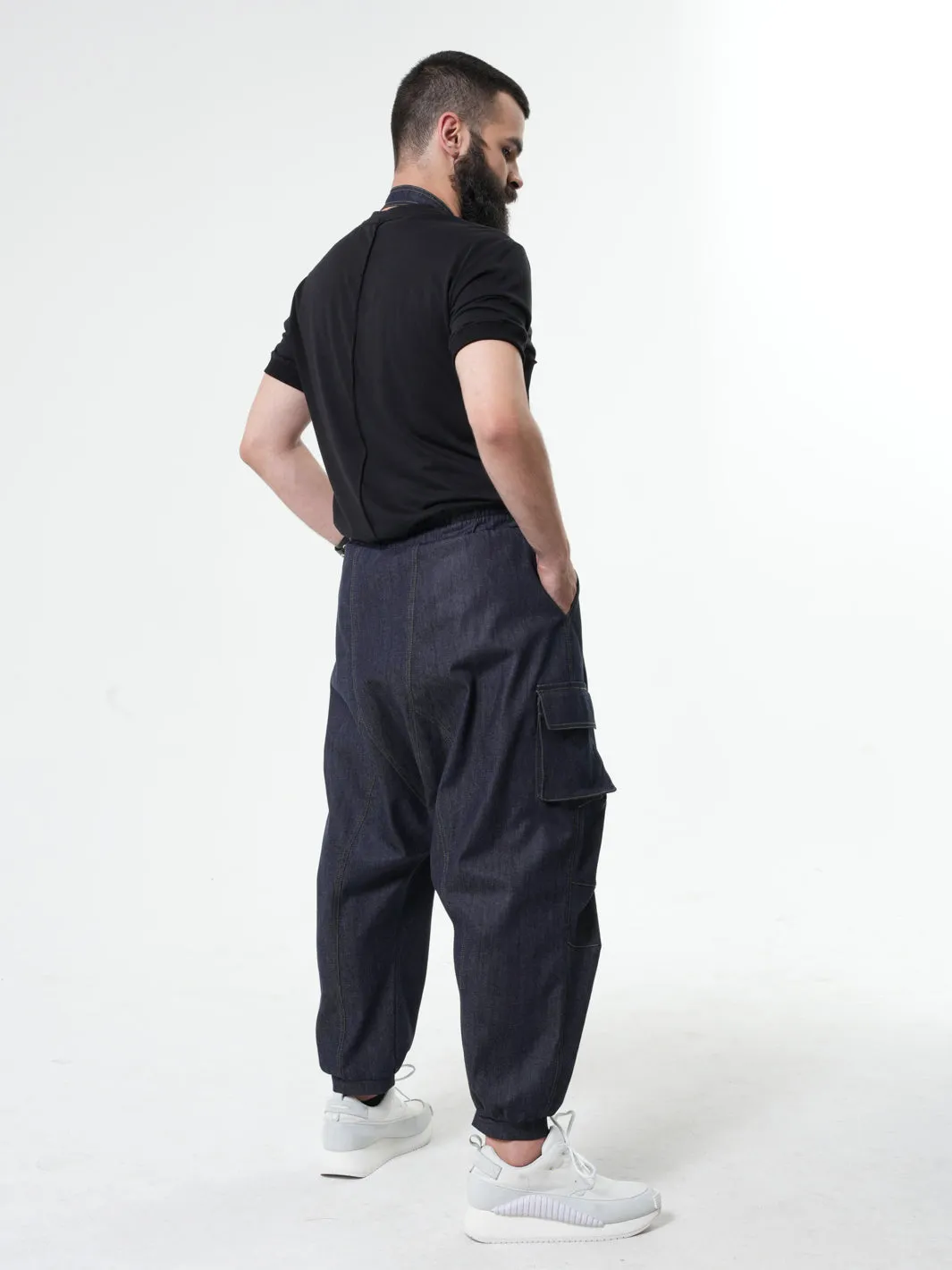 Mens Denim Jumpsuit