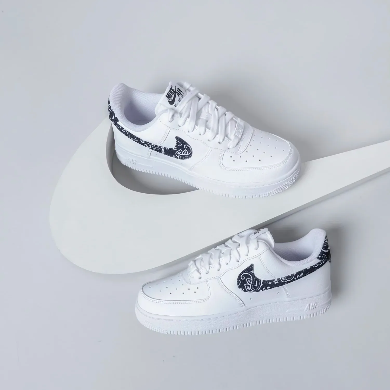 Nike Air Force 1 Black Paisley (Women's) [DH4406-101]