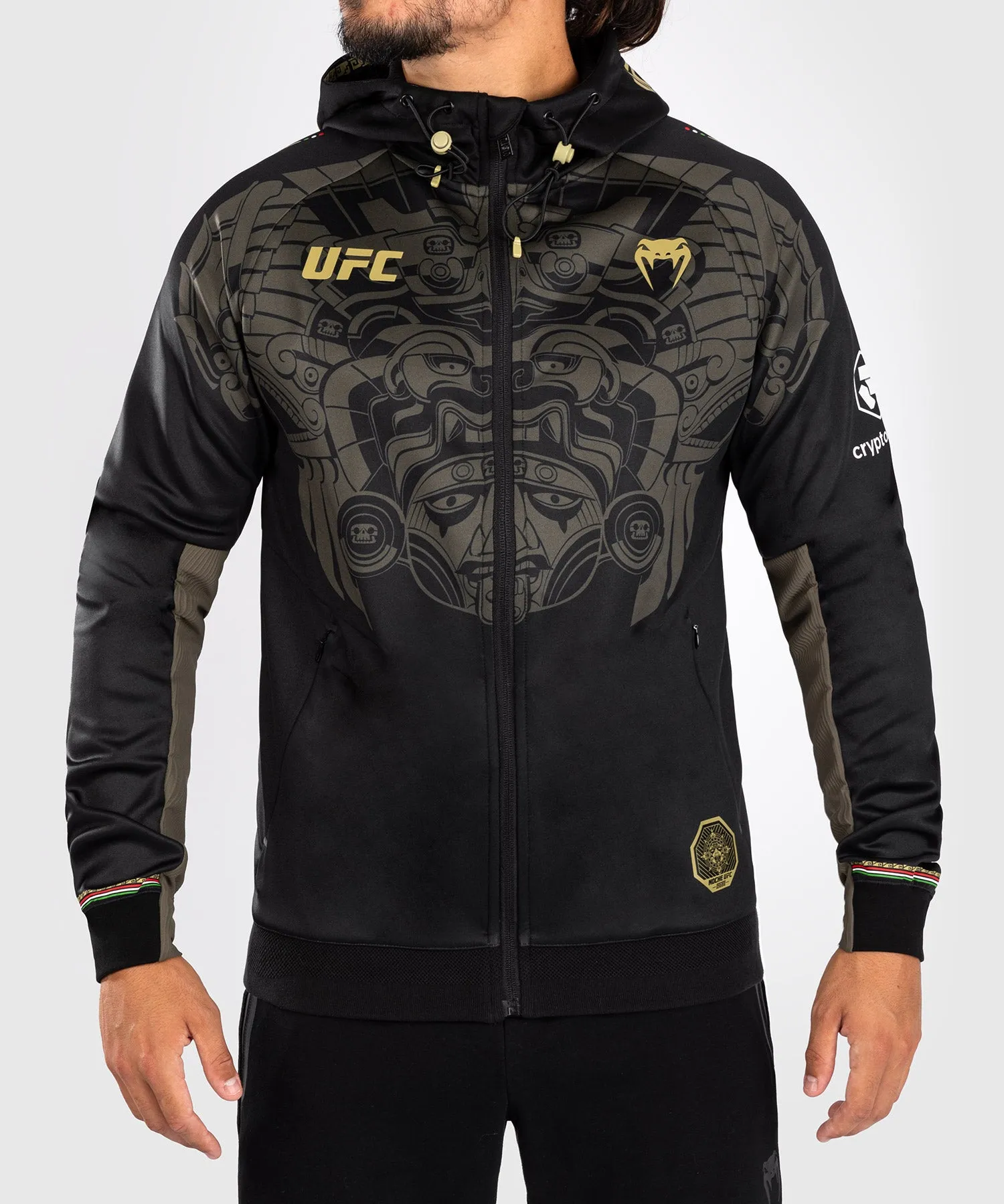 Noche UFC By Venum Authentic Fight Night Men’s Walkout Hoodie - Black