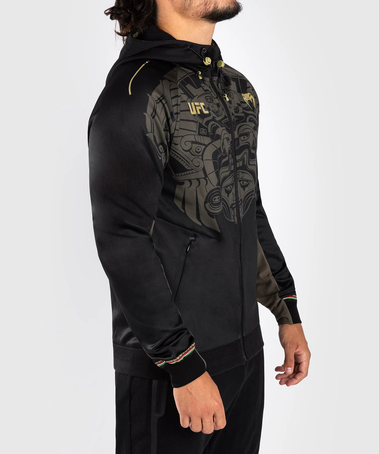 Noche UFC By Venum Authentic Fight Night Men’s Walkout Hoodie - Black