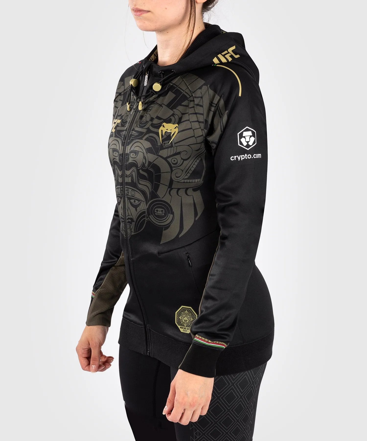 Noche UFC By Venum Authentic Fight Night Women’s Walkout Hoodie - Black