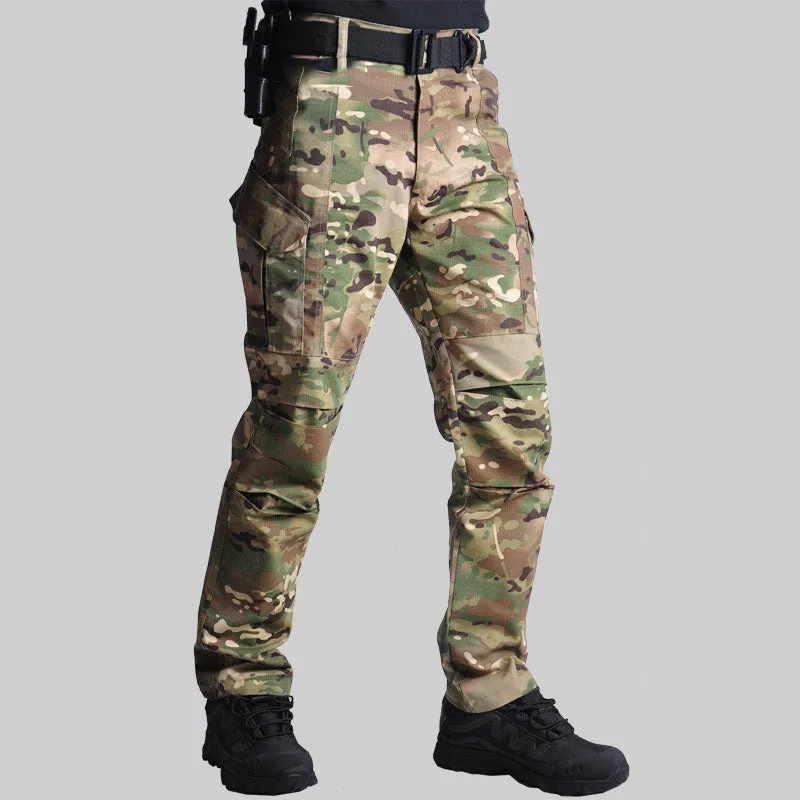 Outdoor Wear-resistant Python Pattern  Men's Pants