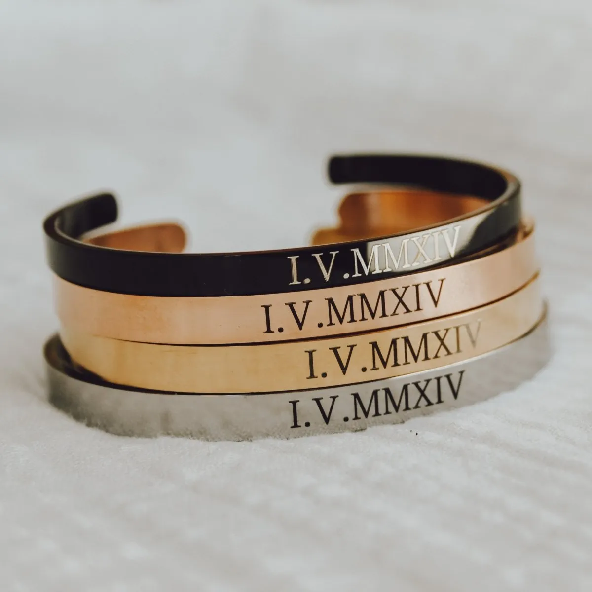 Personalized Cuff for Couples with Custom Engraving