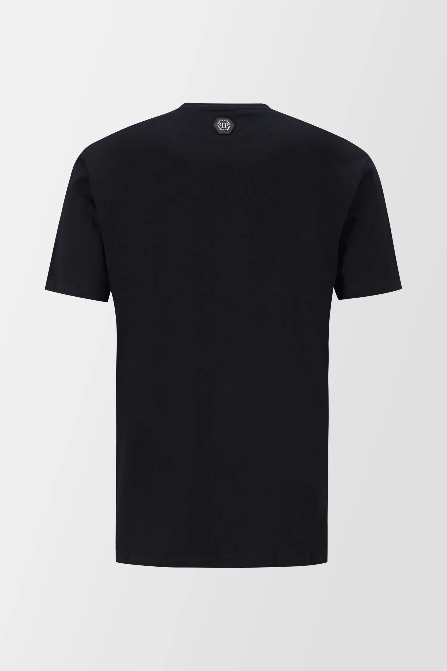 Philipp Plein Black Round Neck SS Lil’ $hark T-Shirt