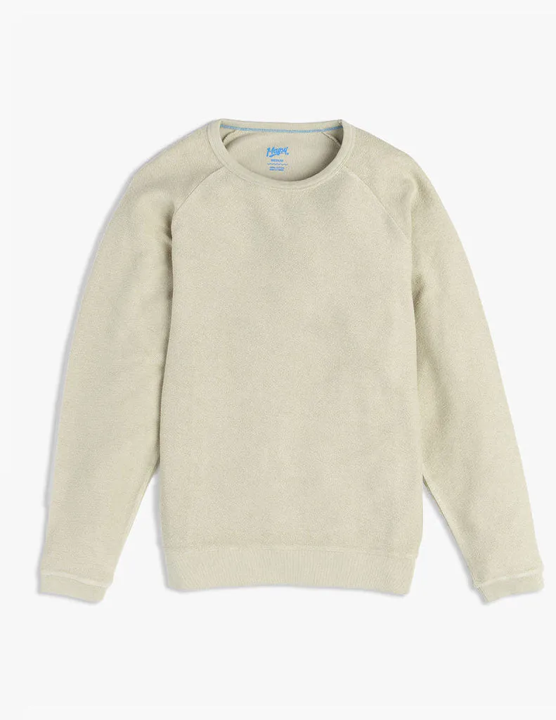 SAGE TERRY KNIT CREW