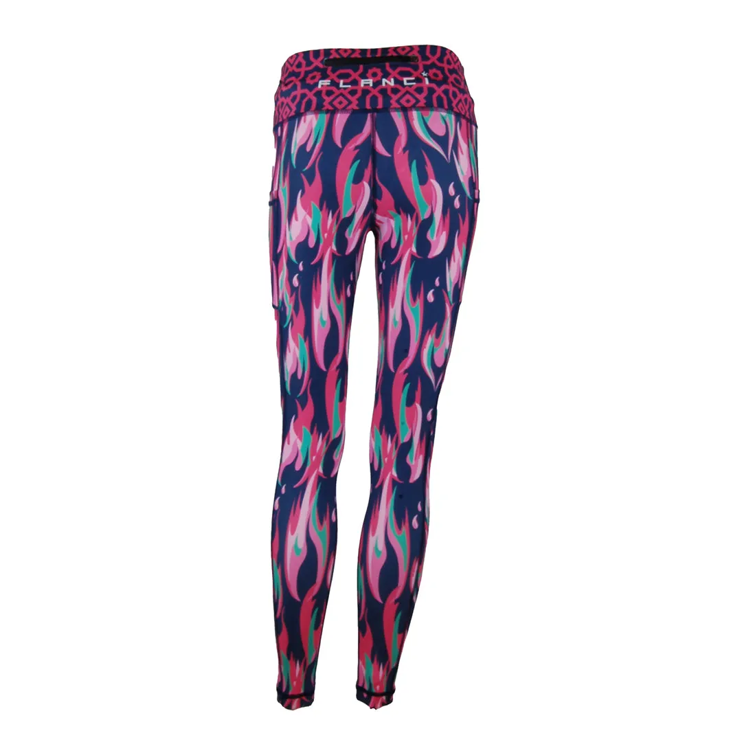 Sale Unisex Leggings | Tourmaline Flames