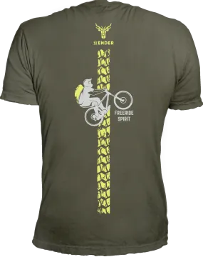 T-Shirt  14Ender® Freeride earthgreen