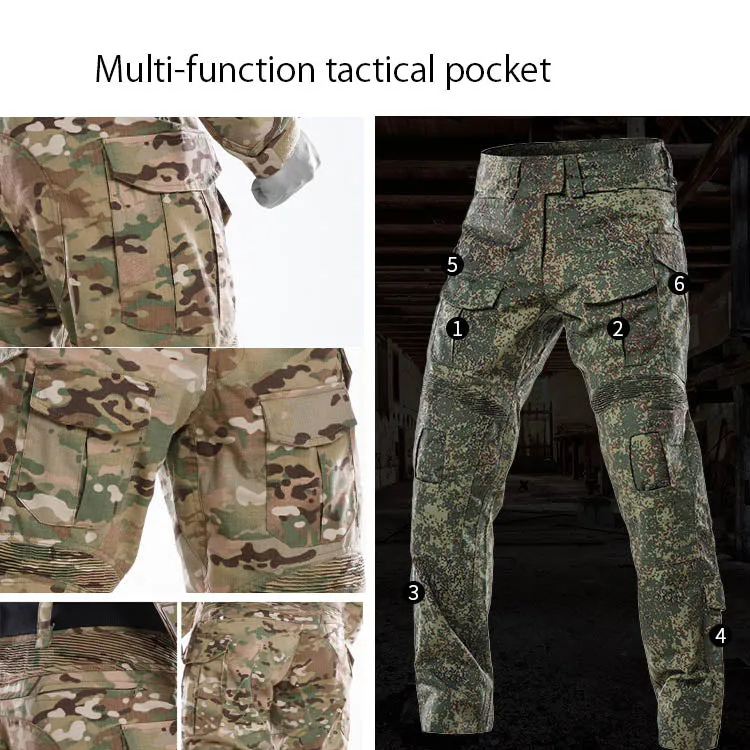 Tactical Pants Multi-Pockets Protective Outdoor Training Pants