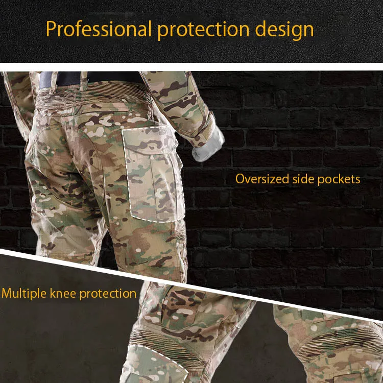 Tactical Pants Multi-Pockets Protective Outdoor Training Pants