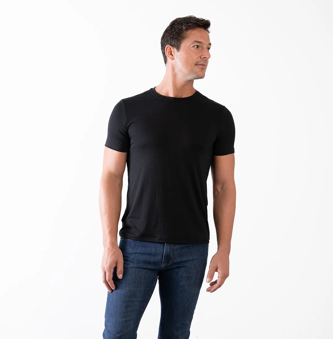 Threshold Crew Neck T-Shirt Classic Fit - Onyx Black