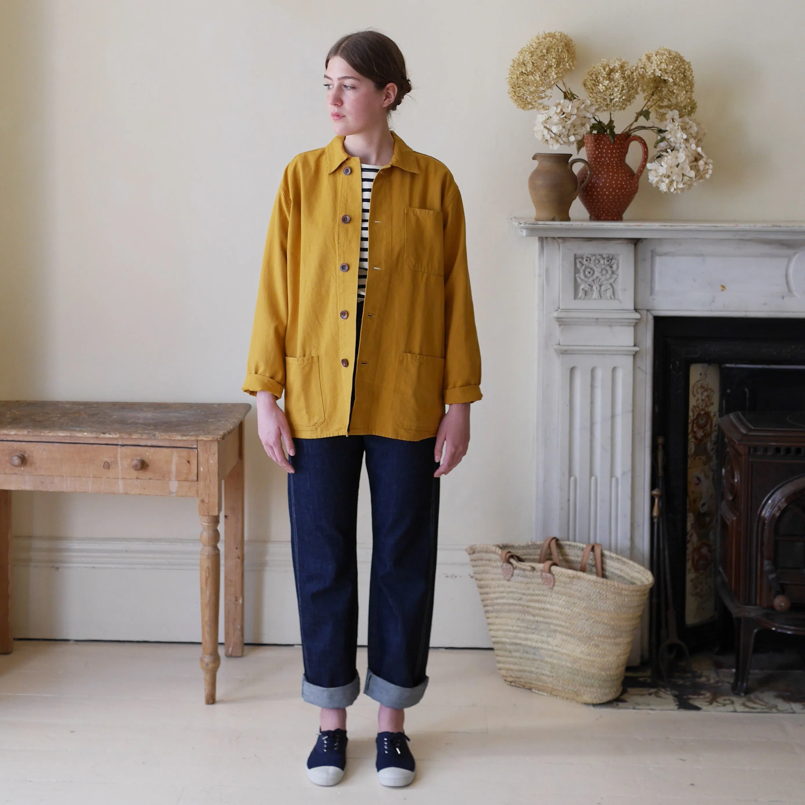 Unisex Work Jacket - Mustard