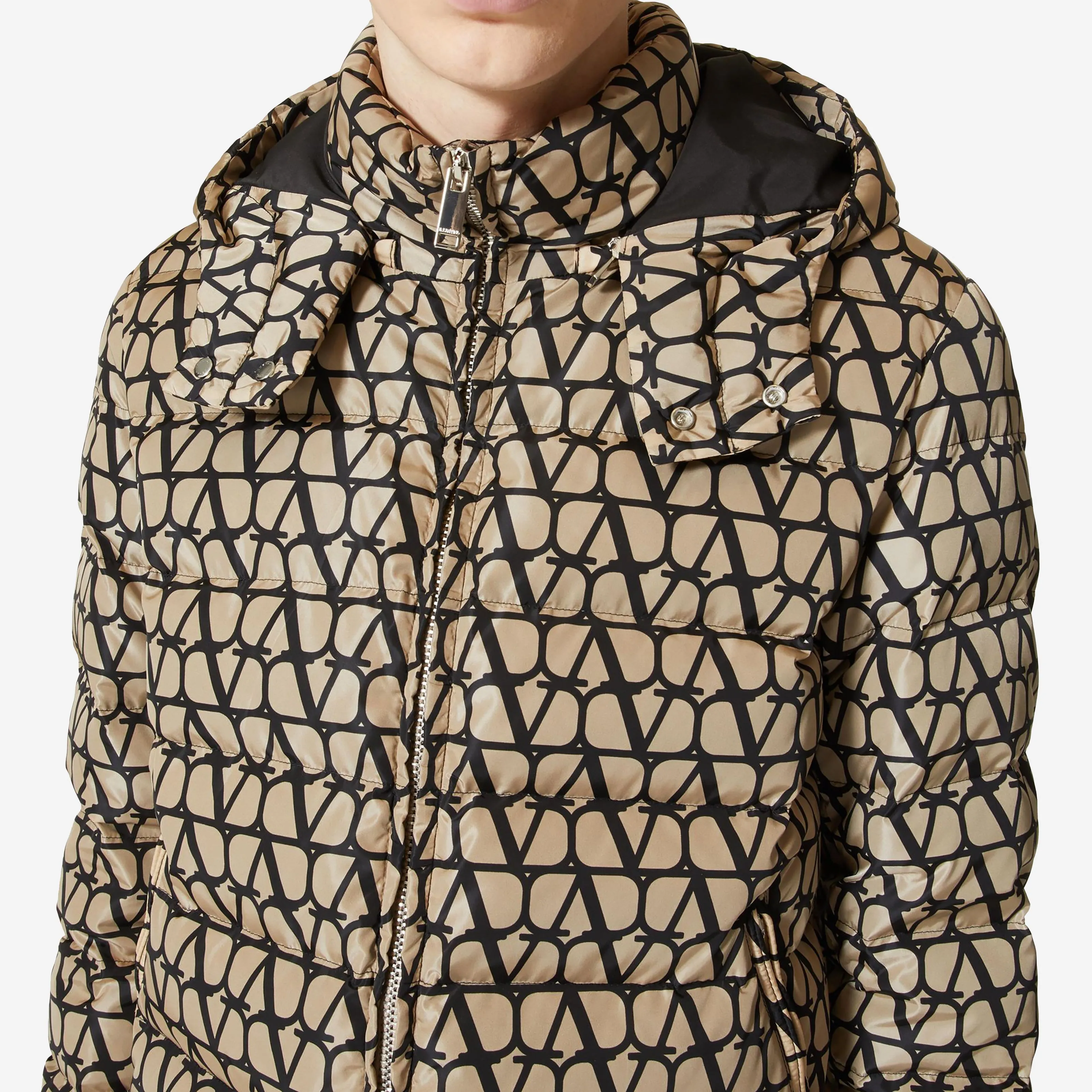 Valentino Toile Iconographe Print Down Jacket